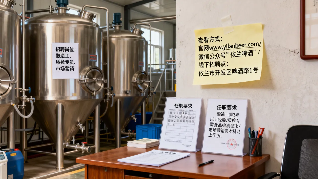 依兰啤酒厂招聘信息在哪里可以看?最新招聘岗位有哪些要求?-图3 依兰啤酒厂招聘信息在哪里可以看?最新招聘岗位有哪些要求?-图3