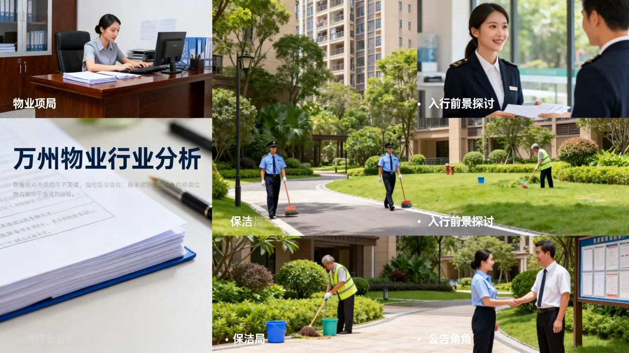 万州物业行业怎么样,现在入行做物业有前景吗