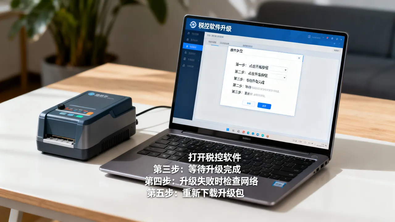 税控软件如何升级,升级失败解决详细步骤
