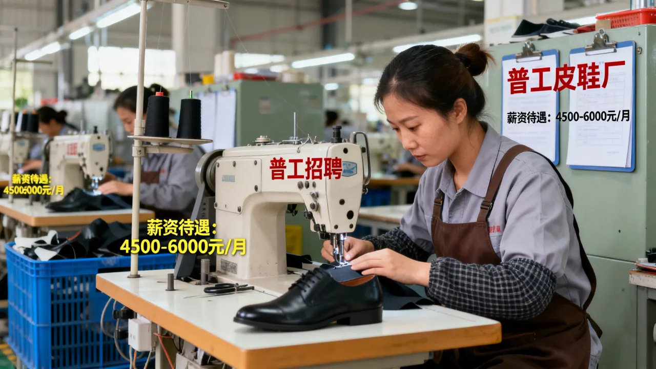 崇州皮鞋厂招聘还缺人吗，普工工资待遇怎么样