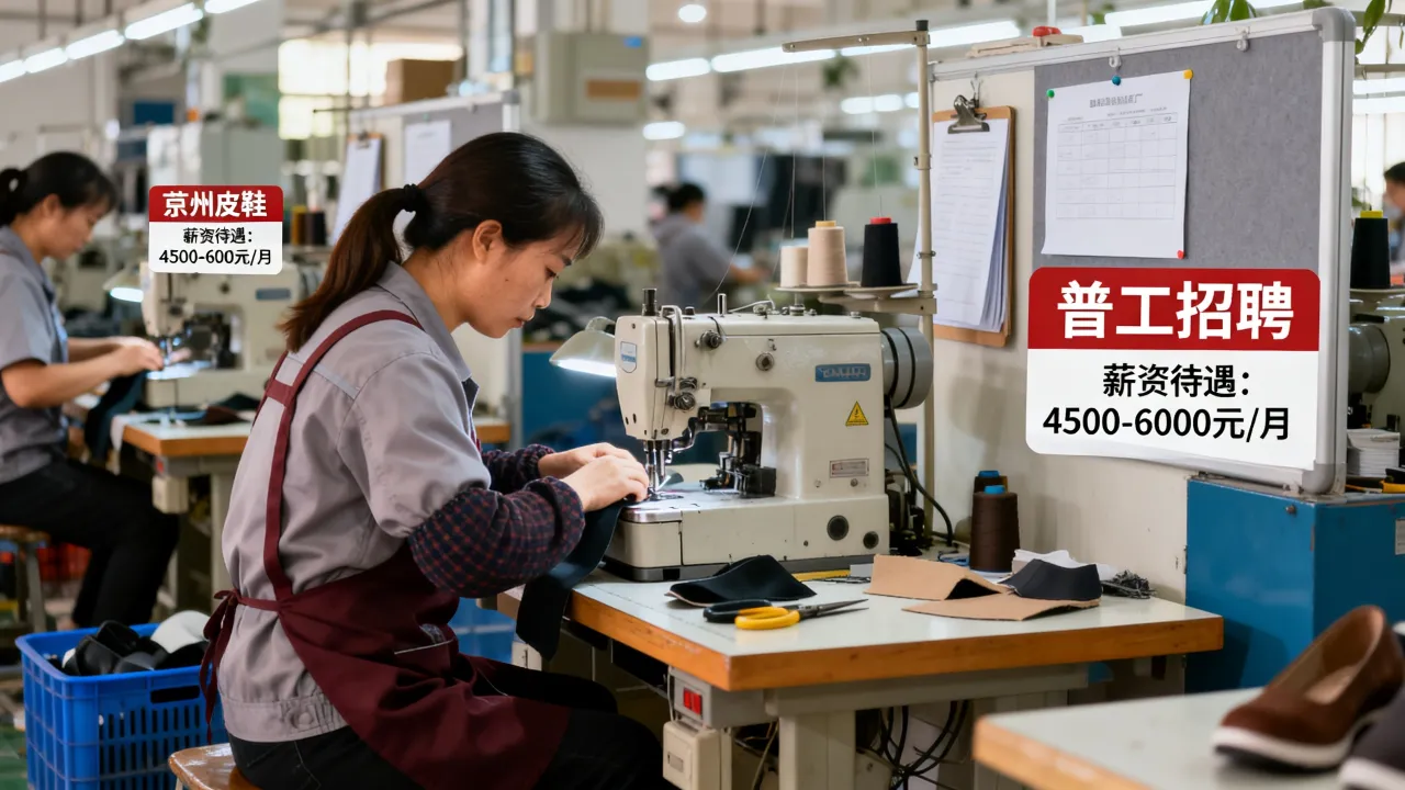 崇州皮鞋厂招聘还缺人吗，普工工资待遇怎么样-图3
