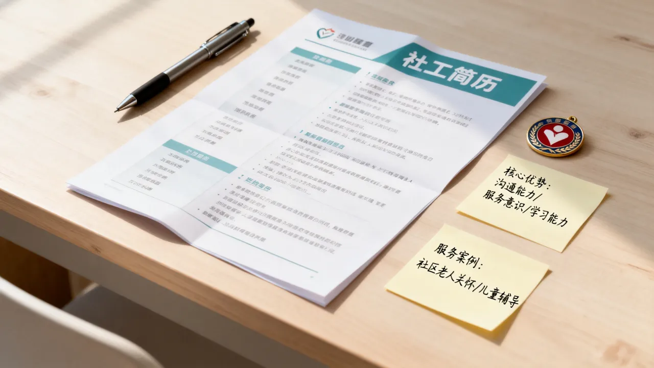 社会工简历怎么写?无经验社工求职如何突出核心优势?