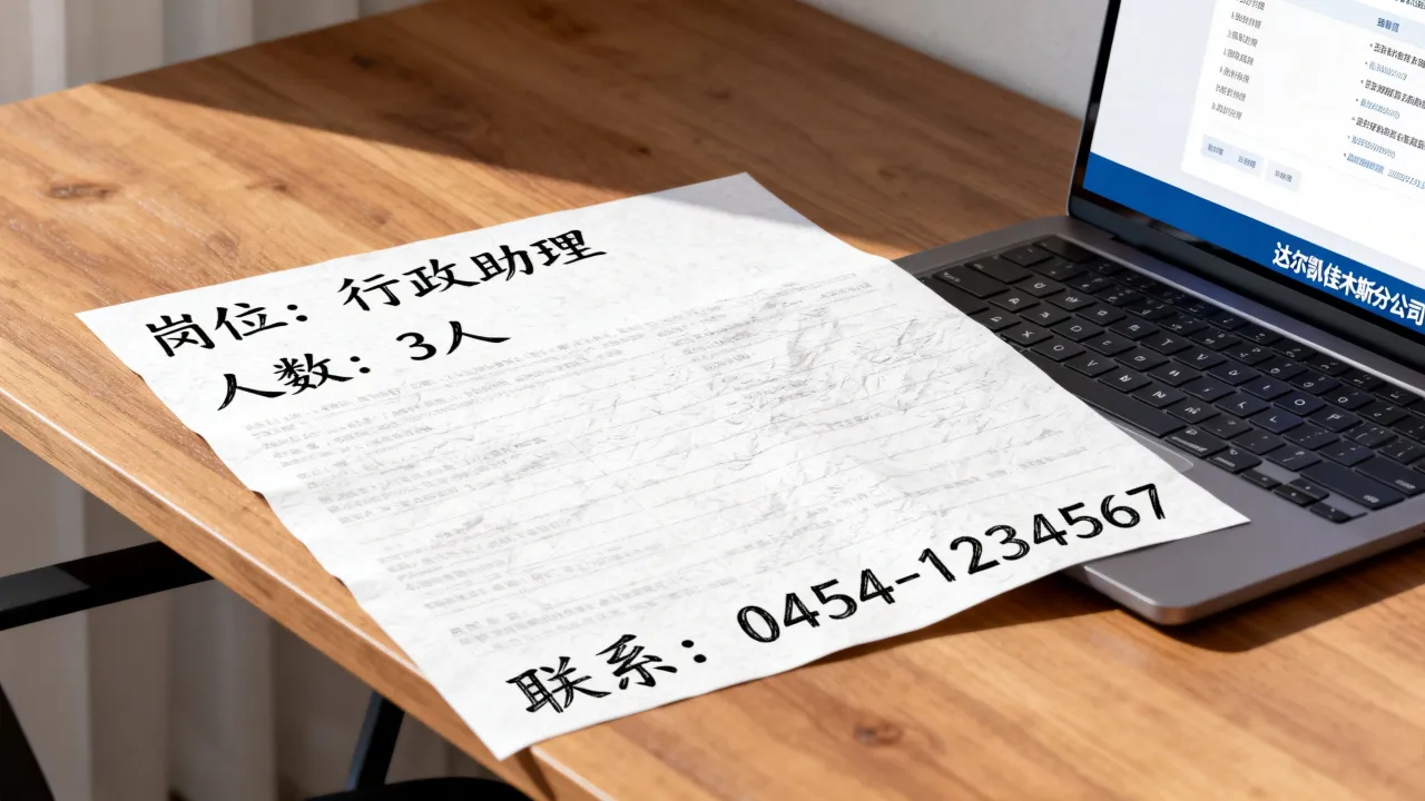 佳木斯达尔凯招聘最新信息在哪里看,达尔凯招聘岗位有哪些?-图2 佳木斯达尔凯招聘最新信息在哪里看,达尔凯招聘岗位有哪些?-图2