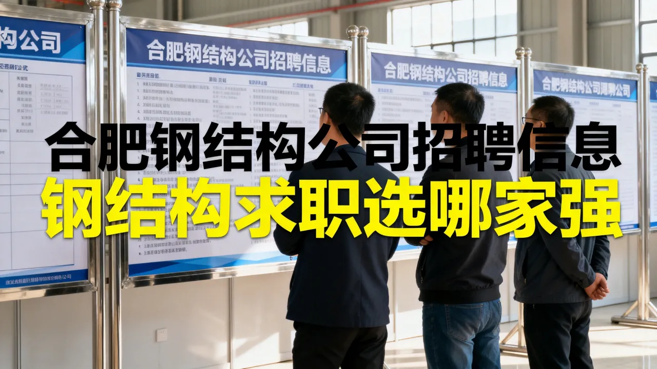 合肥钢结构公司招聘信息在哪找,钢结构招聘求职选哪家强?