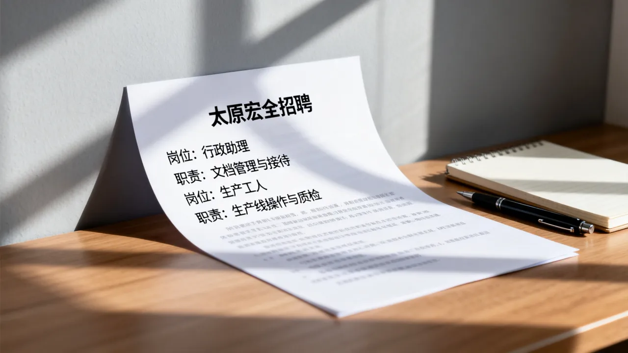 太原宏全招聘信息靠谱吗?,太原宏全招聘有哪些岗位
