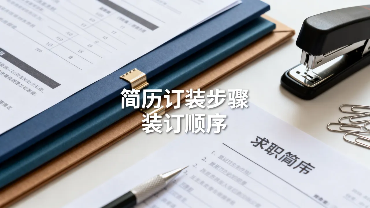 求职简历怎么订装，装订顺序有哪些讲究-图3