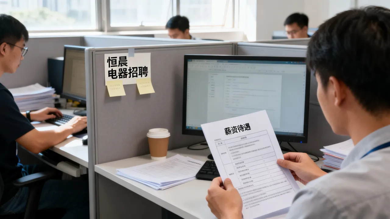 深圳恒晨电器招聘怎么样?恒晨电器工资待遇好吗?
