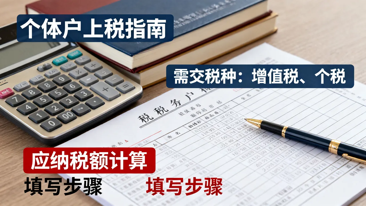 个体户如何上税?个体户交税怎么交,需要交哪些税?-图2 个体户如何上税?个体户交税怎么交,需要交哪些税?-图2