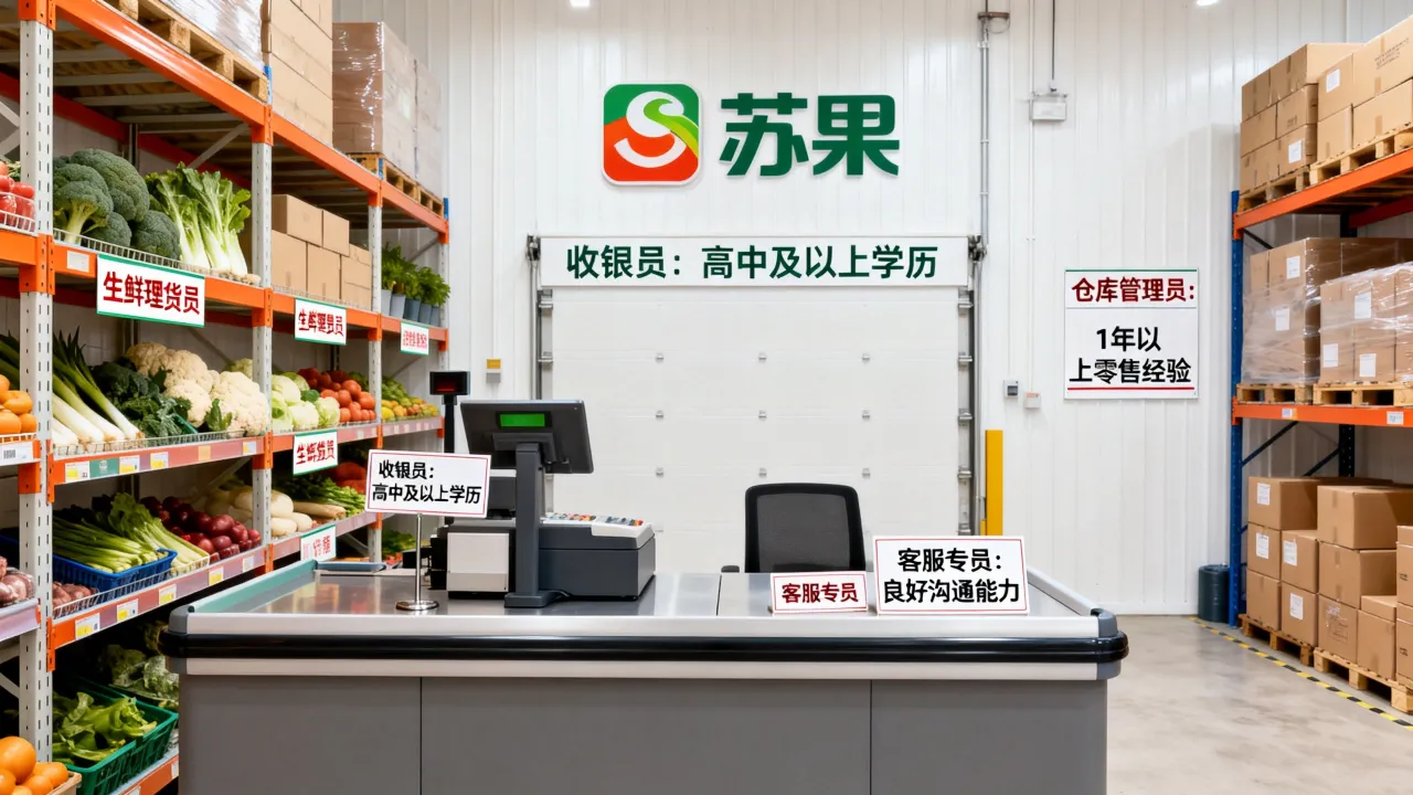 苏果超市有限公司招聘有哪些岗位,苏果超市招聘条件要求高吗-图2 苏果超市有限公司招聘有哪些岗位,苏果超市招聘条件要求高吗-图2