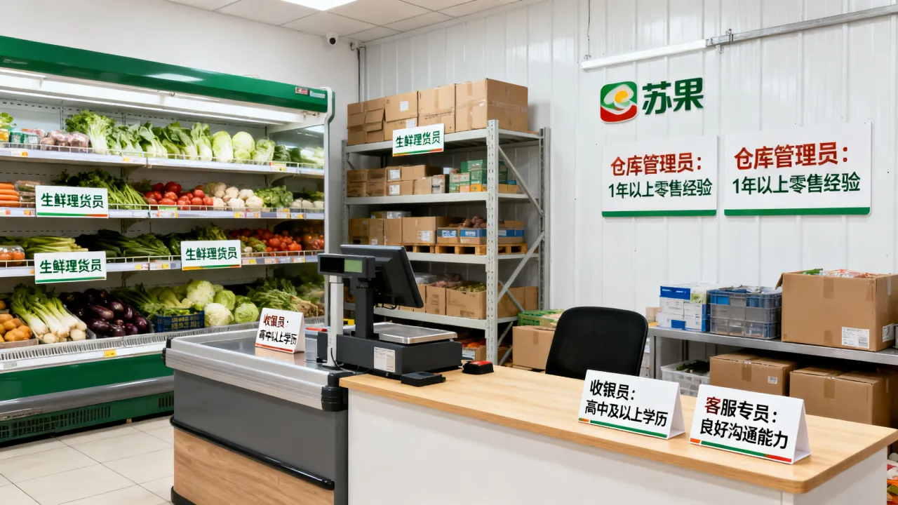 苏果超市有限公司招聘有哪些岗位,苏果超市招聘条件要求高吗-图3 苏果超市有限公司招聘有哪些岗位,苏果超市招聘条件要求高吗-图3