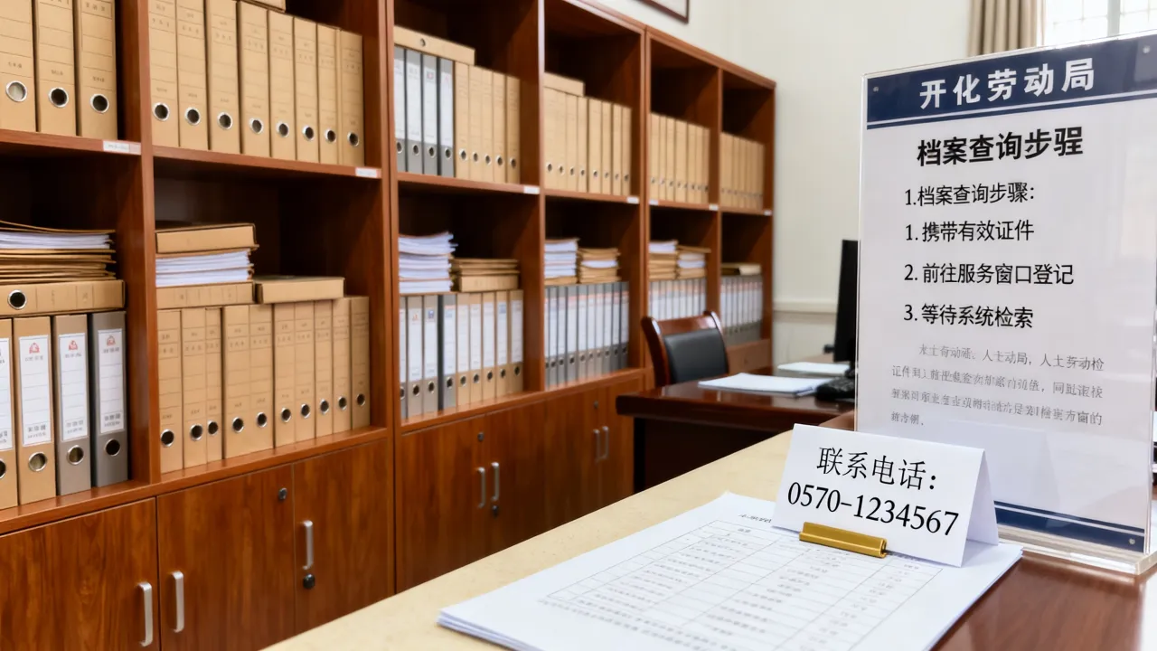 开化劳动局人事档案在哪查询,怎么联系