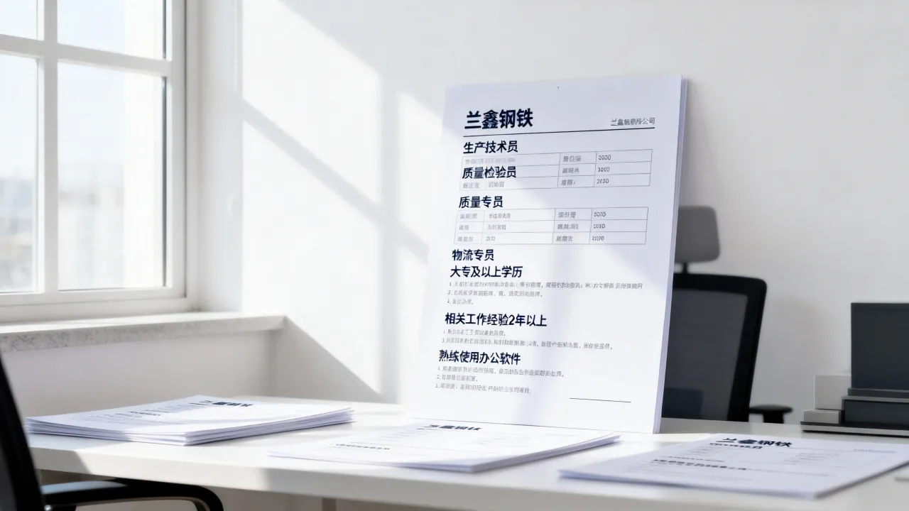 兰鑫钢铁公司招聘有哪些岗位?兰鑫钢铁公司招聘条件是什么-图3 兰鑫钢铁公司招聘有哪些岗位?兰鑫钢铁公司招聘条件是什么-图3