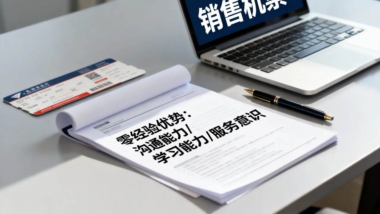 销售机票简历怎么写？零经验如何突出优势？-图3