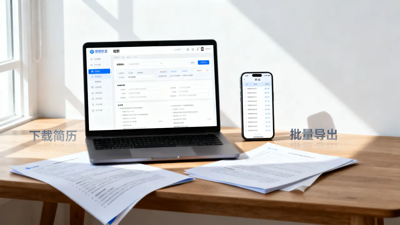 怎么下载简历招聘信息，如何批量导出招聘网站上的求职简历？-图3