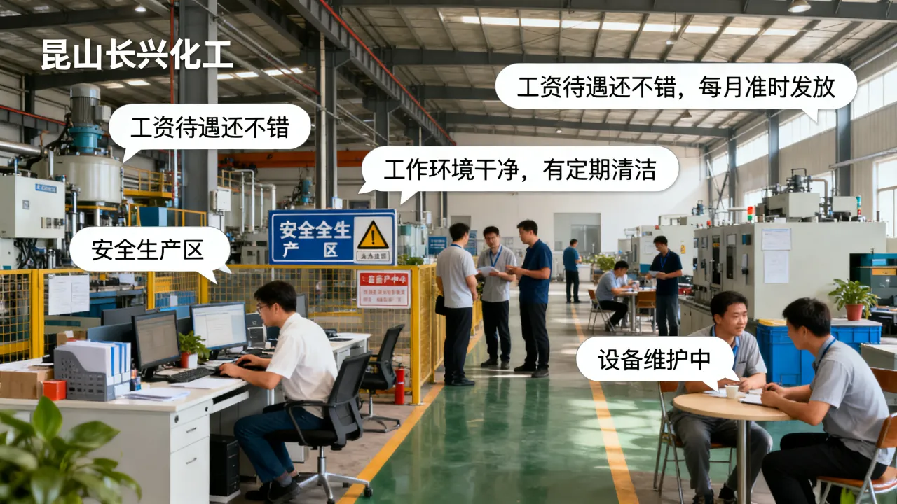 昆山长兴化工怎么样，工资待遇和工作环境好不好？
