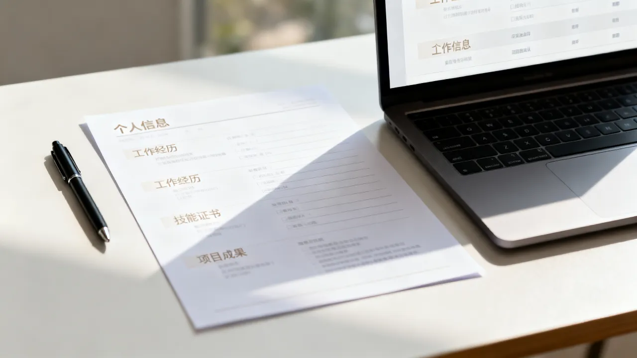 应聘简历模板怎么填写,简历哪些内容最吸引HR?