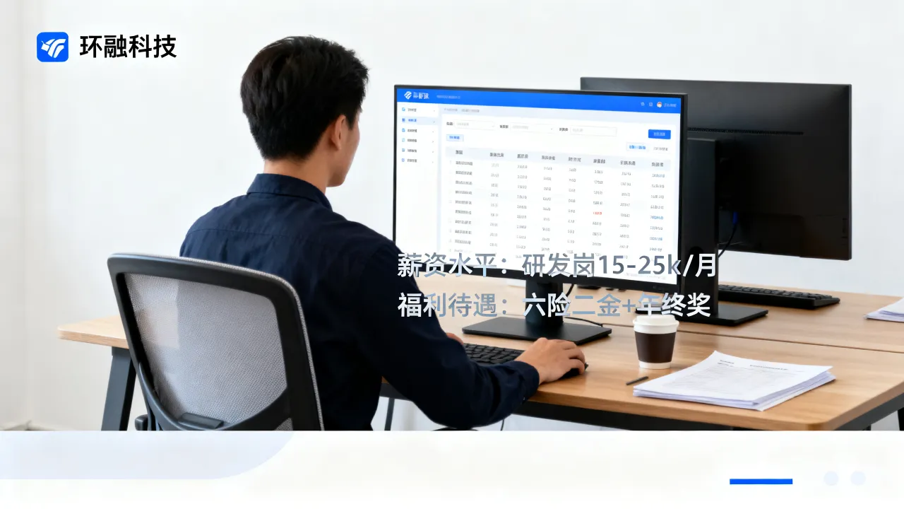 环融科技待遇怎么样,在环融科技工作薪资水平如何