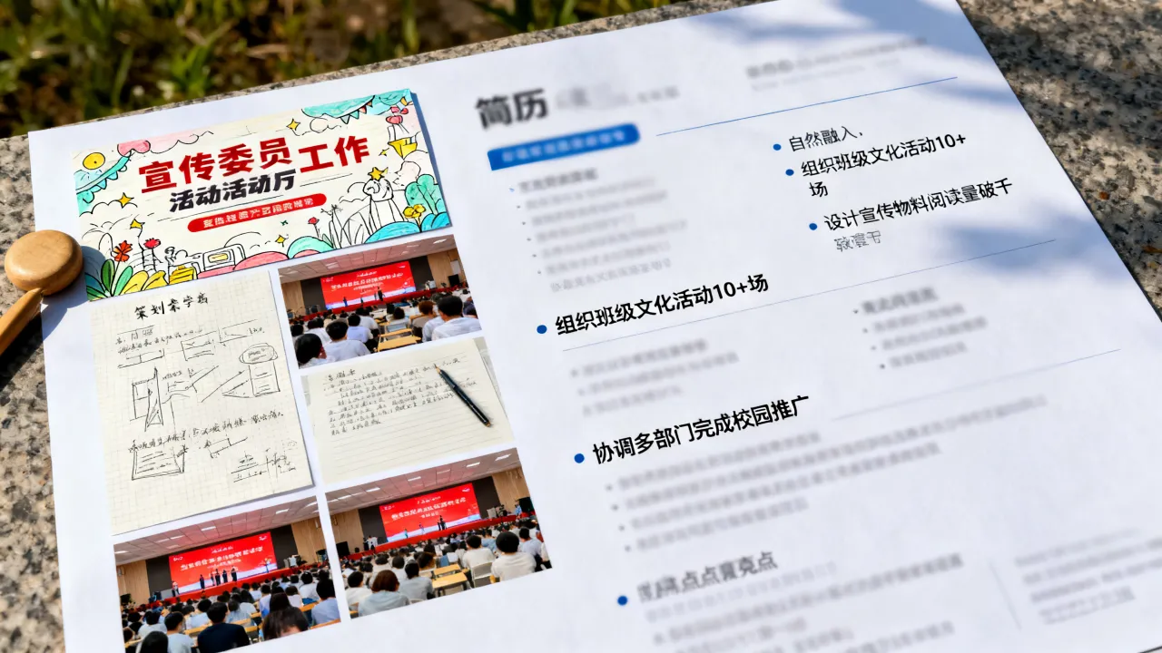 宣传委员怎么写进简历，宣传委员工作亮点如何描述才能打动HR？-图2