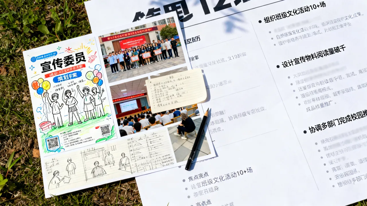 宣传委员怎么写进简历，宣传委员工作亮点如何描述才能打动HR？-图3