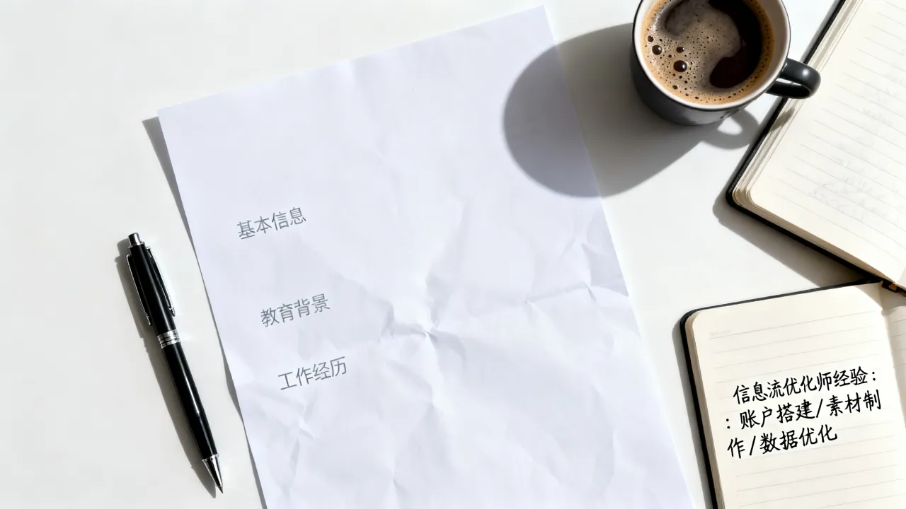 广告运营怎么写简历?零基础转行信息流优化师简历经验怎么写?-图3 广告运营怎么写简历?零基础转行信息流优化师简历经验怎么写?-图3