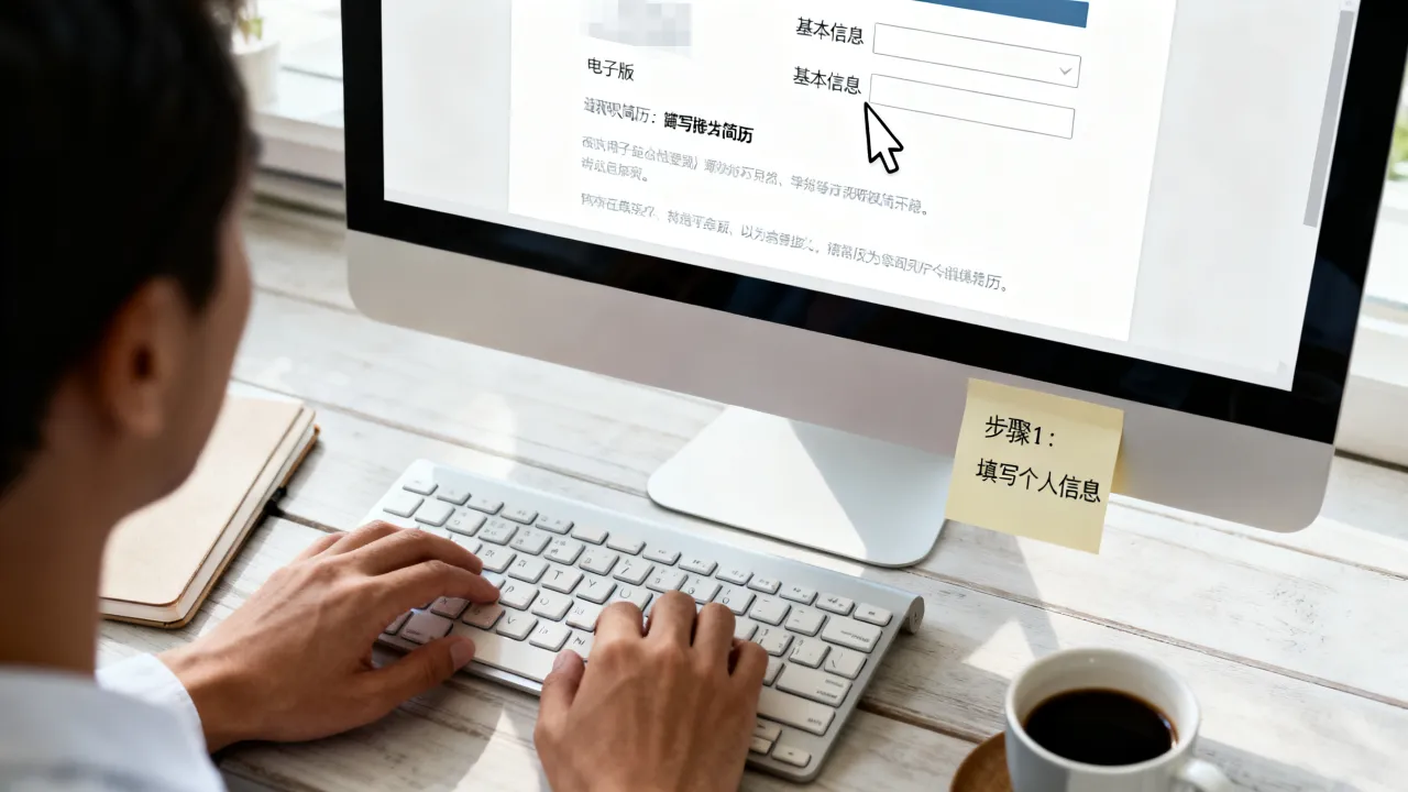 在电脑怎么填写简历?电子版求职简历模板制作教程-图2 在电脑怎么填写简历?电子版求职简历模板制作教程-图2