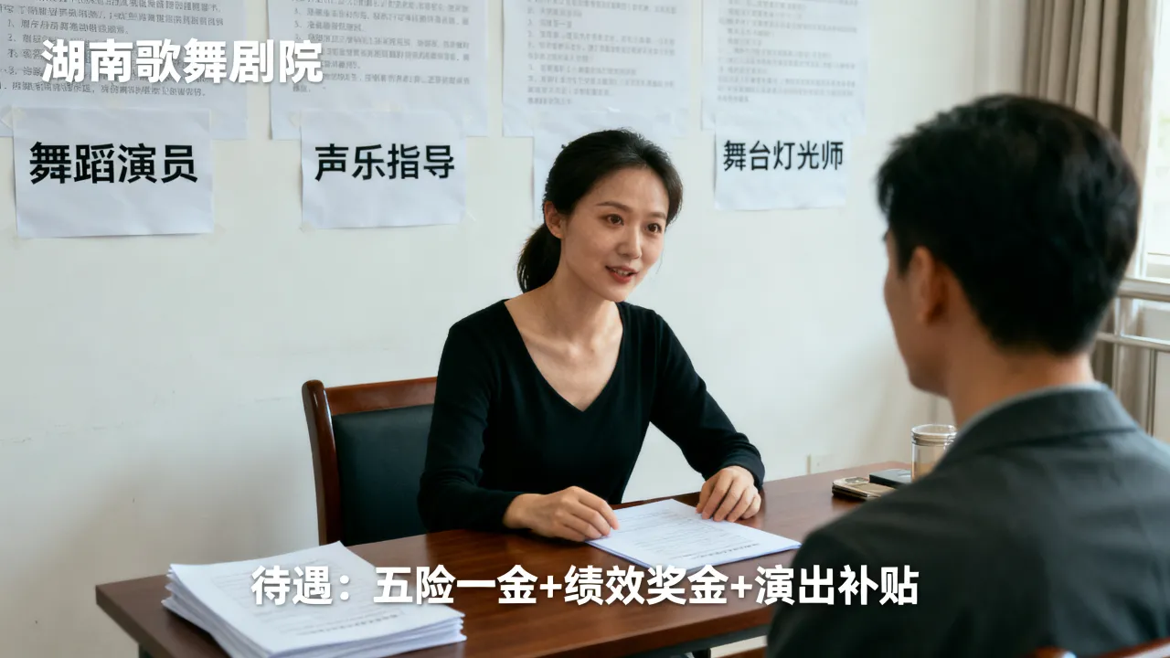 湖南歌舞剧院招聘有哪些岗位?,待遇怎么样-图1 湖南歌舞剧院招聘有哪些岗位?,待遇怎么样-图1