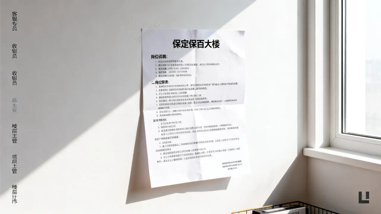 保定保百大楼招聘吗,保定保百大楼招聘最新信息岗位有哪些-图1 保定保百大楼招聘吗,保定保百大楼招聘最新信息岗位有哪些-图1