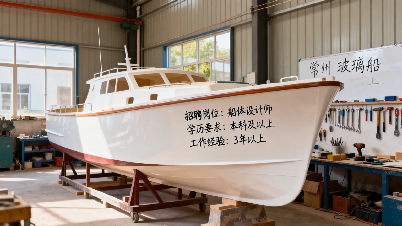 常州玻璃钢造船厂招聘条件是什么?常州玻璃钢造船厂招聘最新信息-图1 常州玻璃钢造船厂招聘条件是什么?常州玻璃钢造船厂招聘最新信息-图1