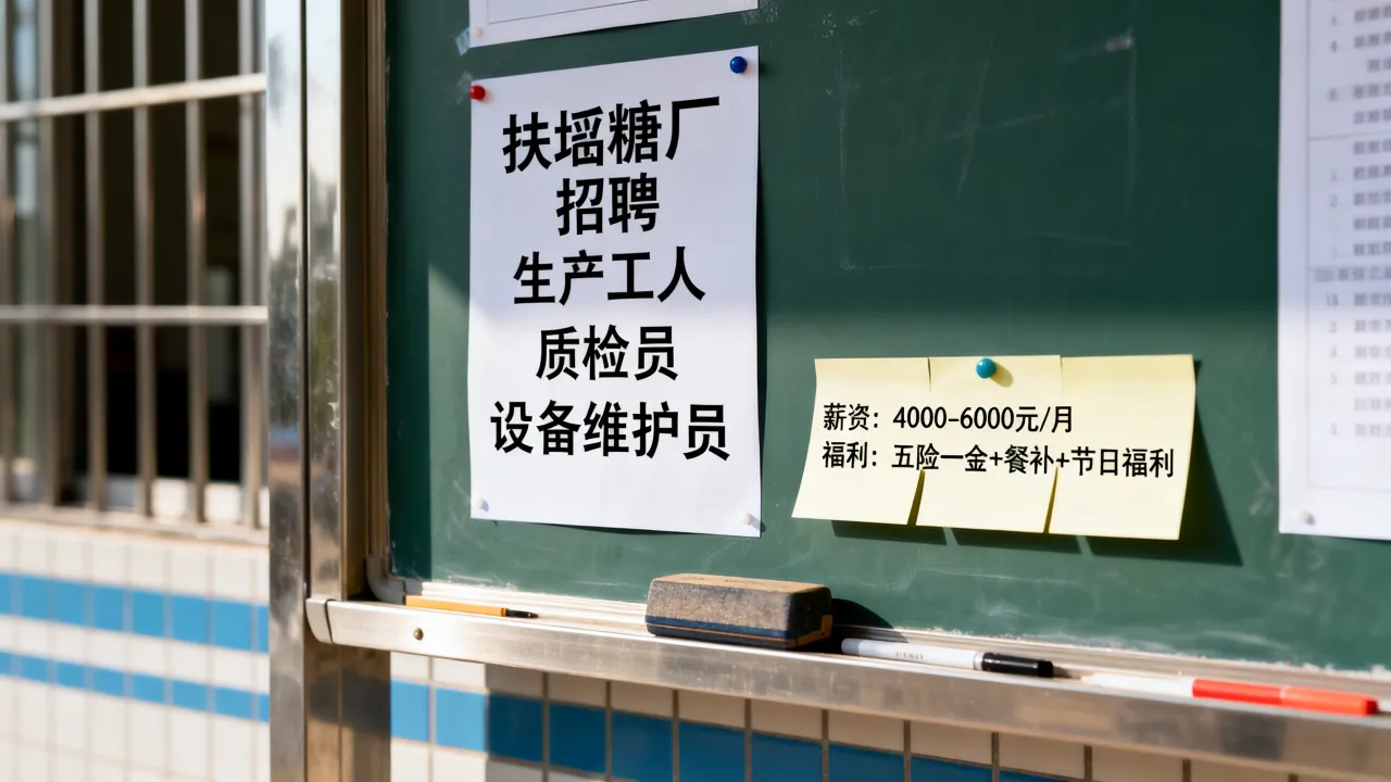 扶绥糖厂招聘有哪些岗位,待遇怎么样?-图3 扶绥糖厂招聘有哪些岗位,待遇怎么样?-图3