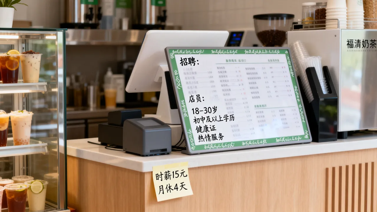 福清奶茶店招聘需要什么学历？奶茶店招聘条件有哪些
