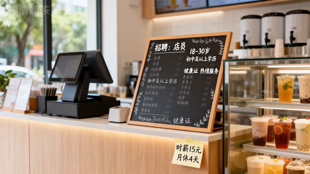 福清奶茶店招聘需要什么学历?奶茶店招聘条件有哪些-图3 福清奶茶店招聘需要什么学历?奶茶店招聘条件有哪些-图3