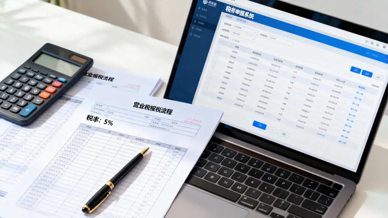 营业税如何报税,营业税报税流程及税率是多少-图2 营业税如何报税,营业税报税流程及税率是多少-图2