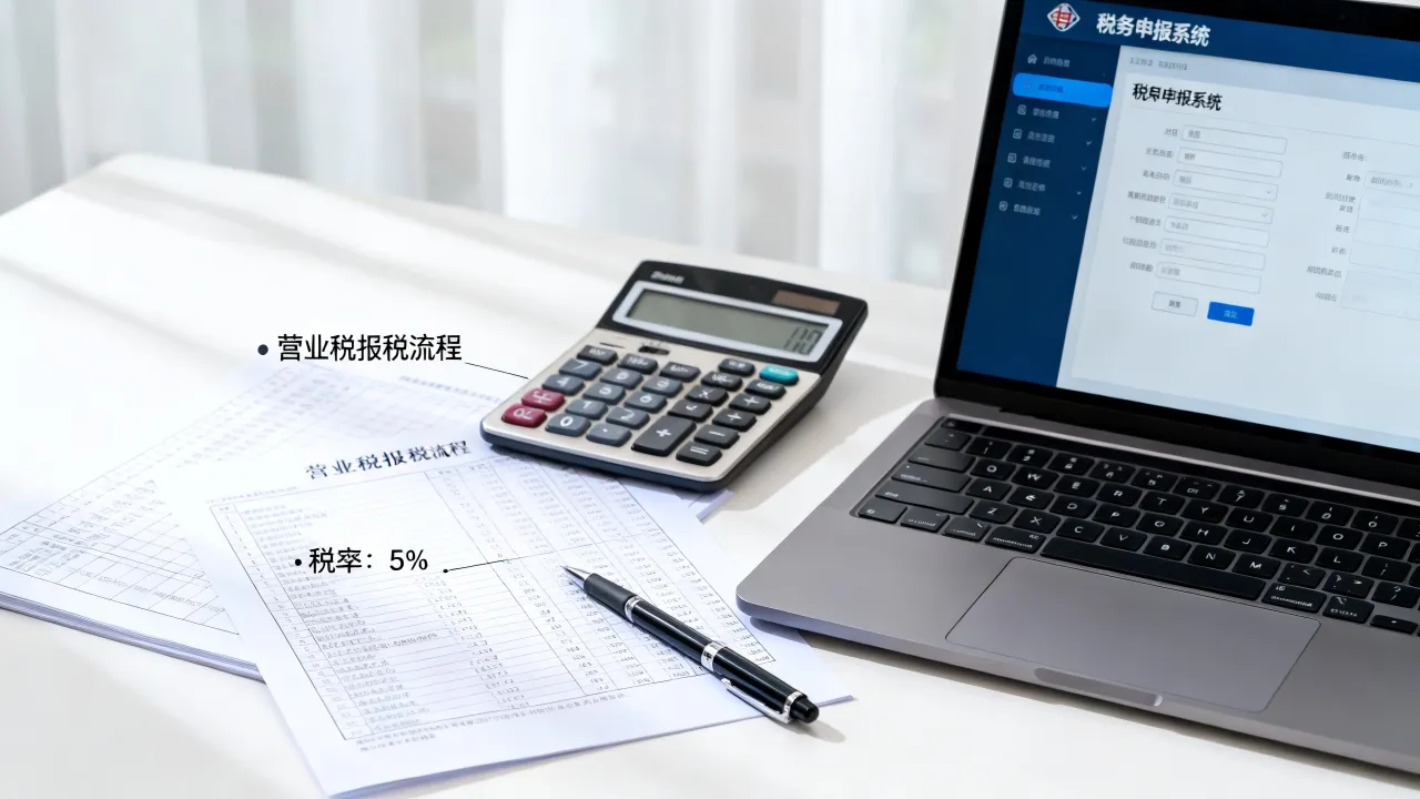 营业税如何报税,营业税报税流程及税率是多少-图3 营业税如何报税,营业税报税流程及税率是多少-图3