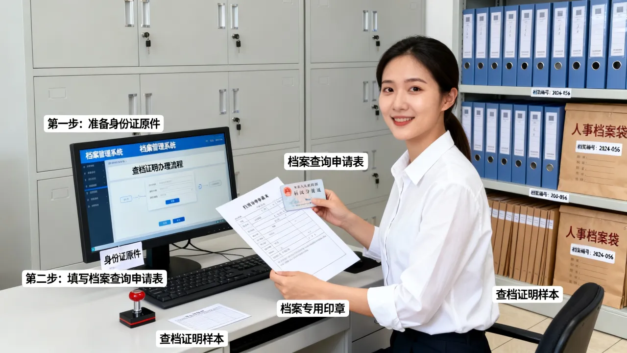 人事档案查档证明怎么开，查档证明需要什么材料去哪里办理？