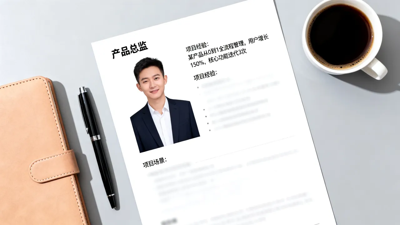 产品总监简历怎么写，项目经验如何突出亮点？-图2