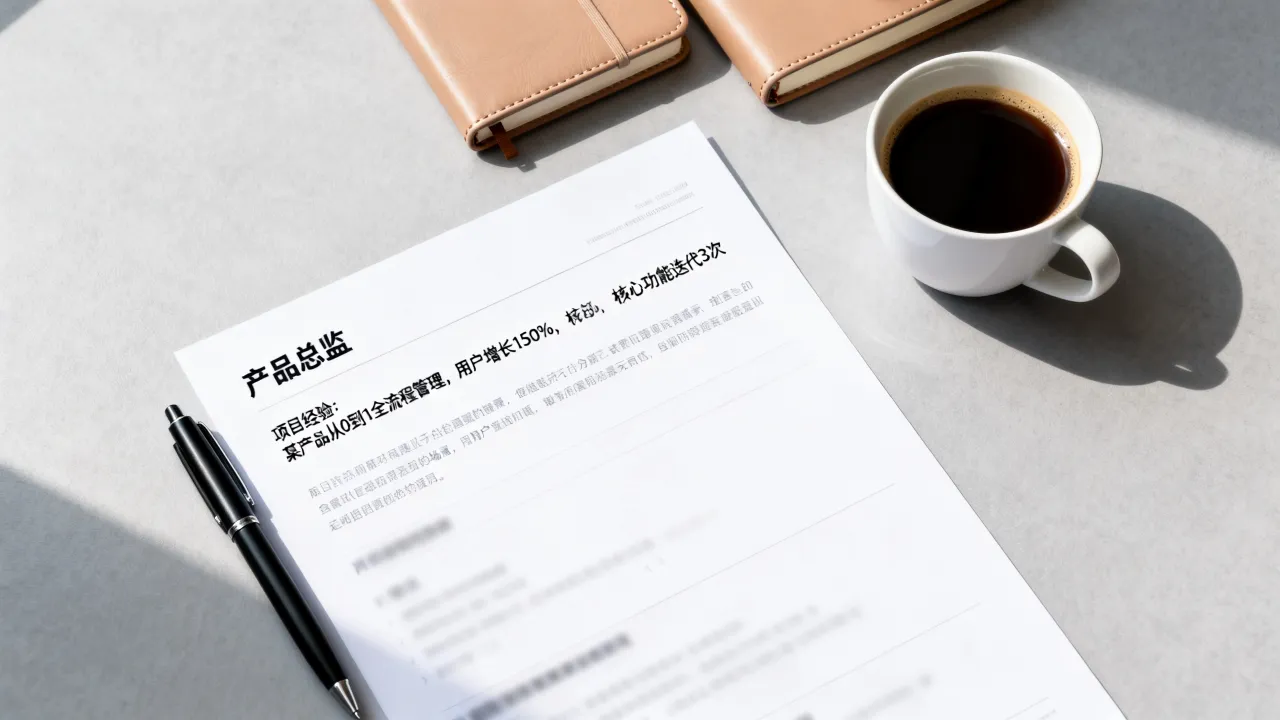产品总监简历怎么写，项目经验如何突出亮点？-图3