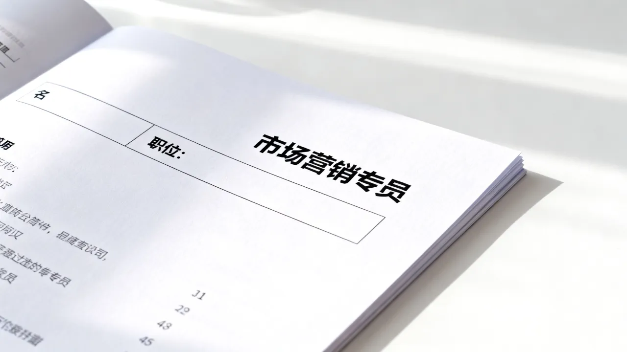 简历职位怎么填写？求职简历中的职位一栏应该如何填写？-图1