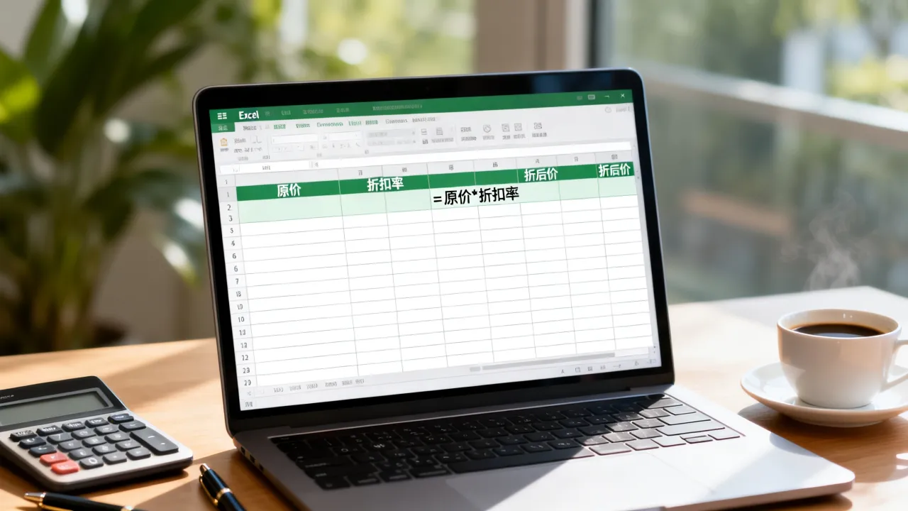 表格价格打折怎么算?Excel折扣计算公式是什么?