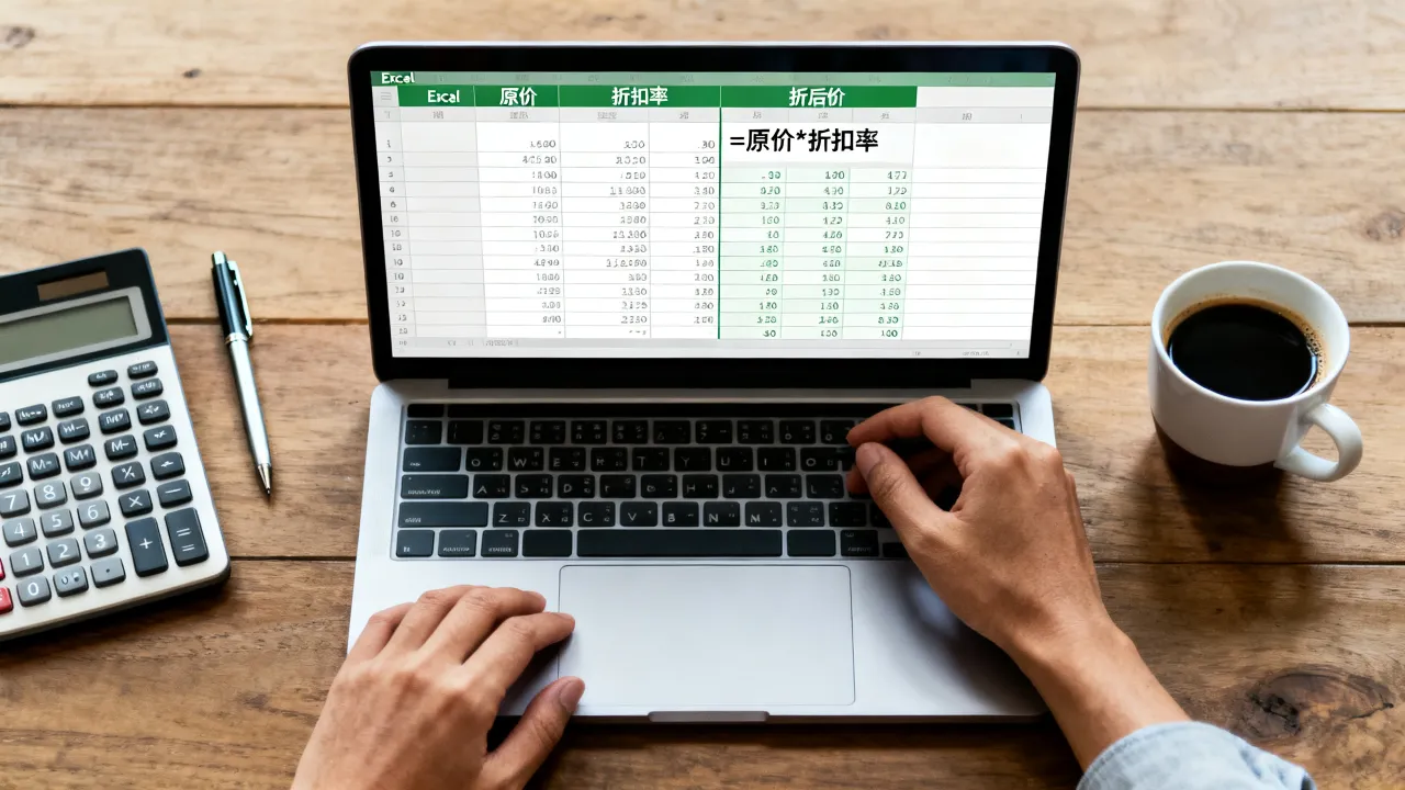 表格价格打折怎么算?Excel折扣计算公式是什么?-图3 表格价格打折怎么算?Excel折扣计算公式是什么?-图3