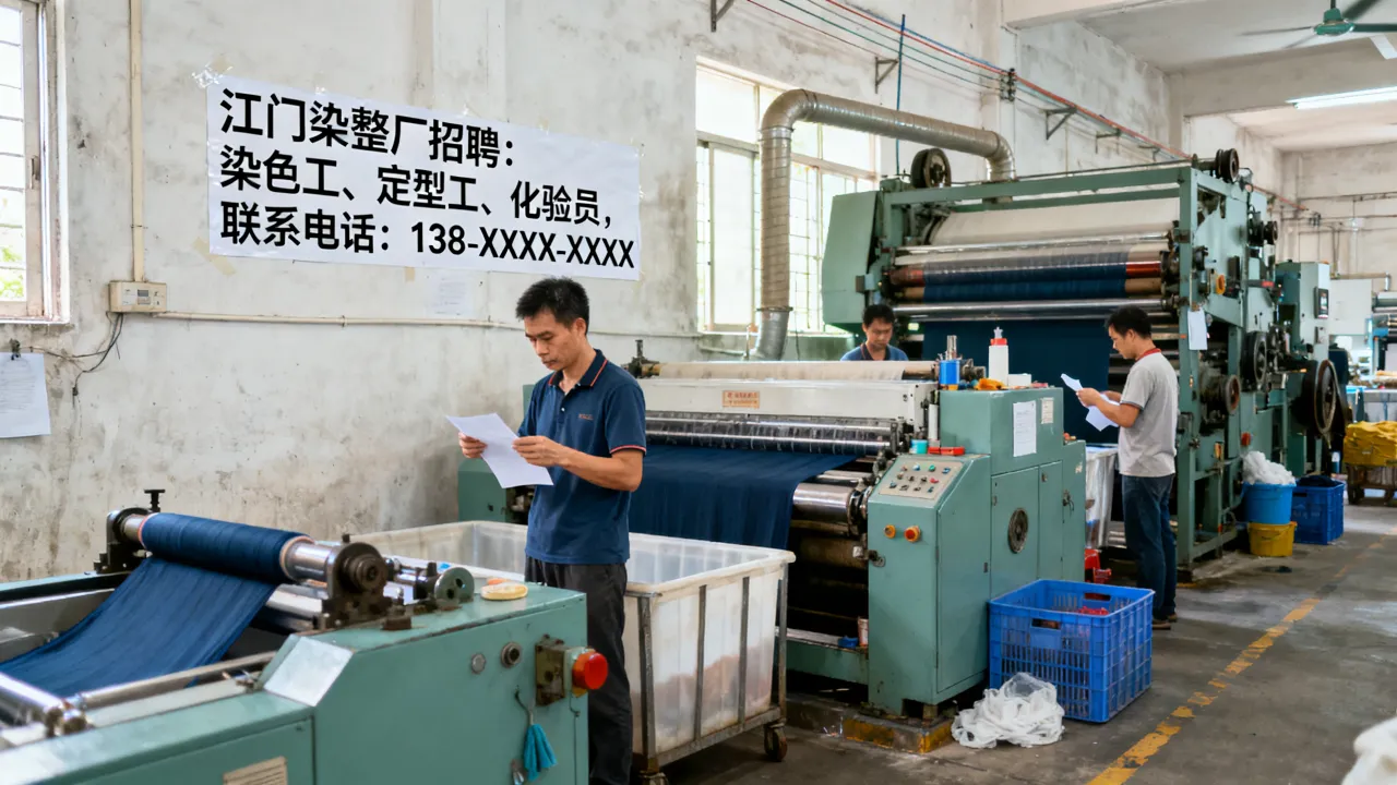 江门染整厂招聘吗,染整厂招工信息哪里找?-图2 江门染整厂招聘吗,染整厂招工信息哪里找?-图2