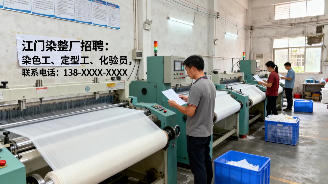 江门染整厂招聘吗,染整厂招工信息哪里找?-图3 江门染整厂招聘吗,染整厂招工信息哪里找?-图3