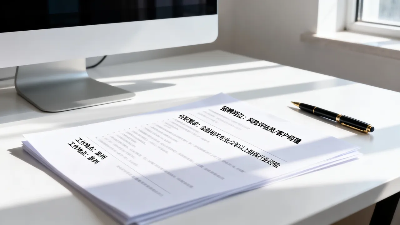 泉州担保公司招聘信息有哪些,泉州担保公司招聘需要什么条件