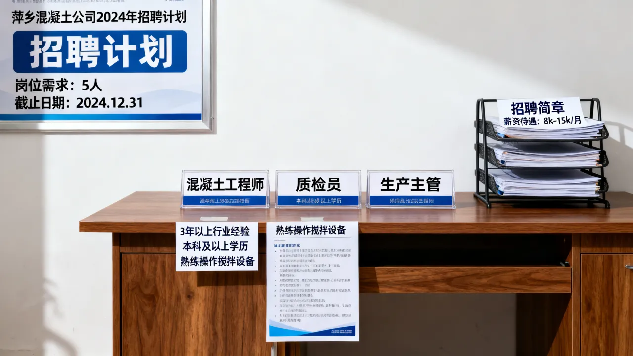 萍乡混凝土公司招聘有哪些岗位?萍乡混凝土招聘要求高吗-图3 萍乡混凝土公司招聘有哪些岗位?萍乡混凝土招聘要求高吗-图3