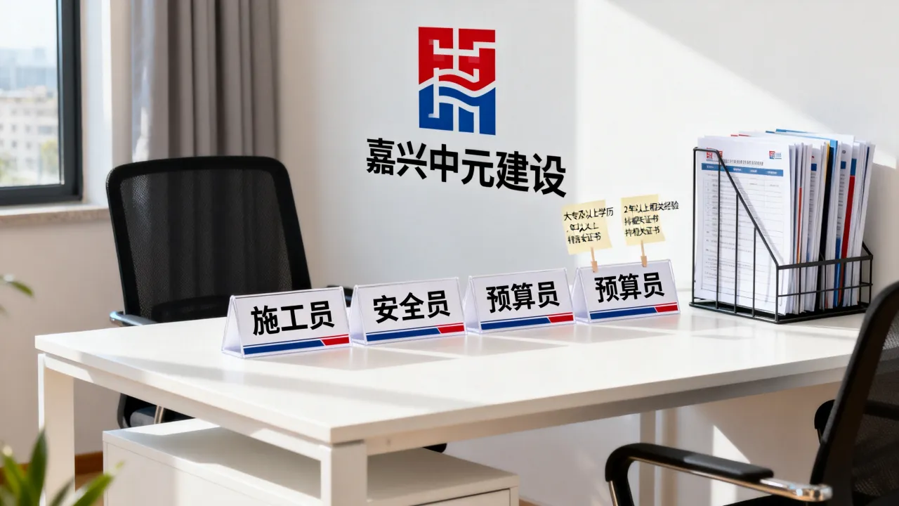 嘉兴中元建设招聘有哪些岗位,嘉兴中元建设招聘有什么要求?
