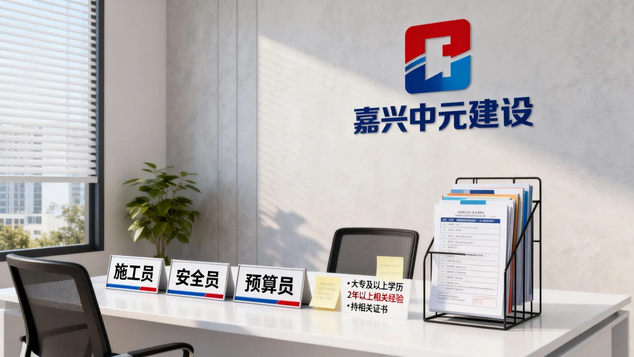 嘉兴中元建设招聘有哪些岗位，嘉兴中元建设招聘有什么要求？-图2