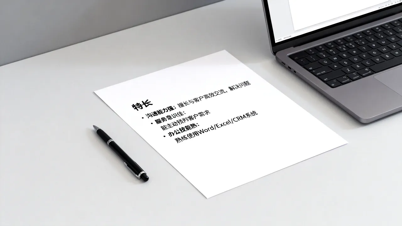 前台客服特长怎么写,简历中特长栏怎么填写?-图3 前台客服特长怎么写,简历中特长栏怎么填写?-图3