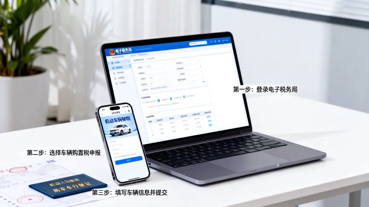 机动车如何报税，车辆购置税怎么网上申报缴纳？-图2