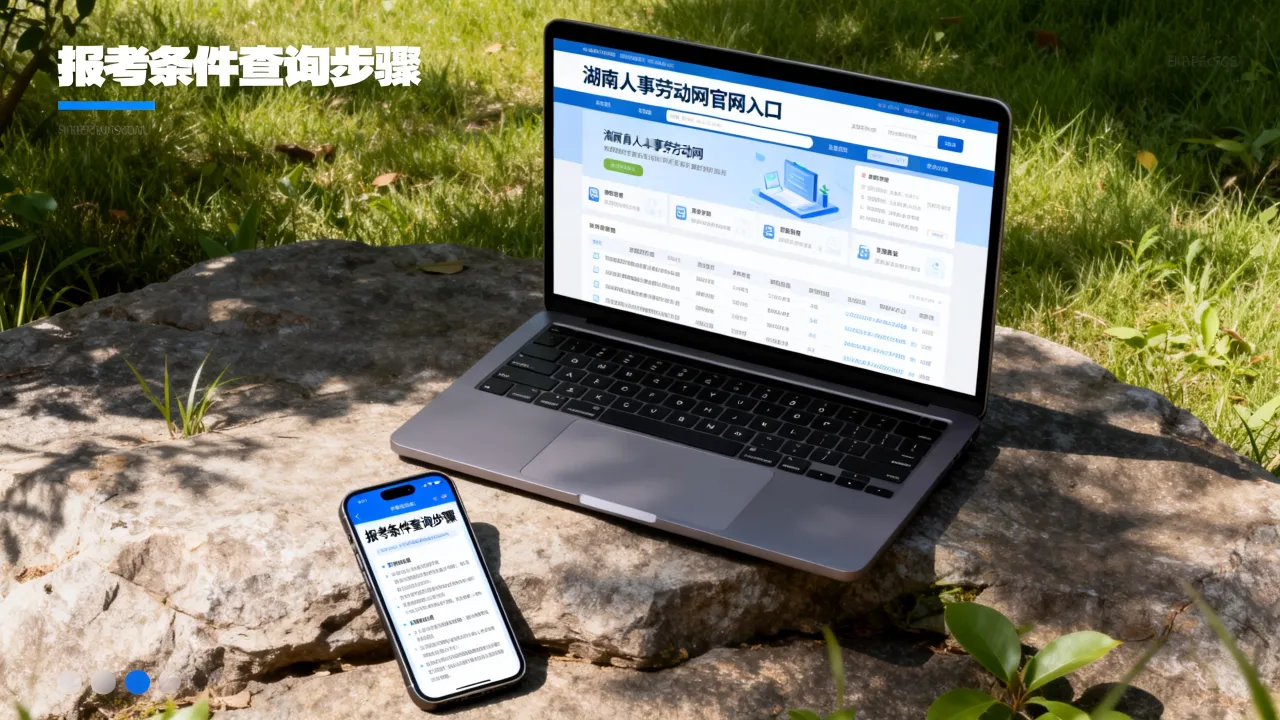 湖南人事劳动网官网入口在哪里?,怎么查询报考条件
