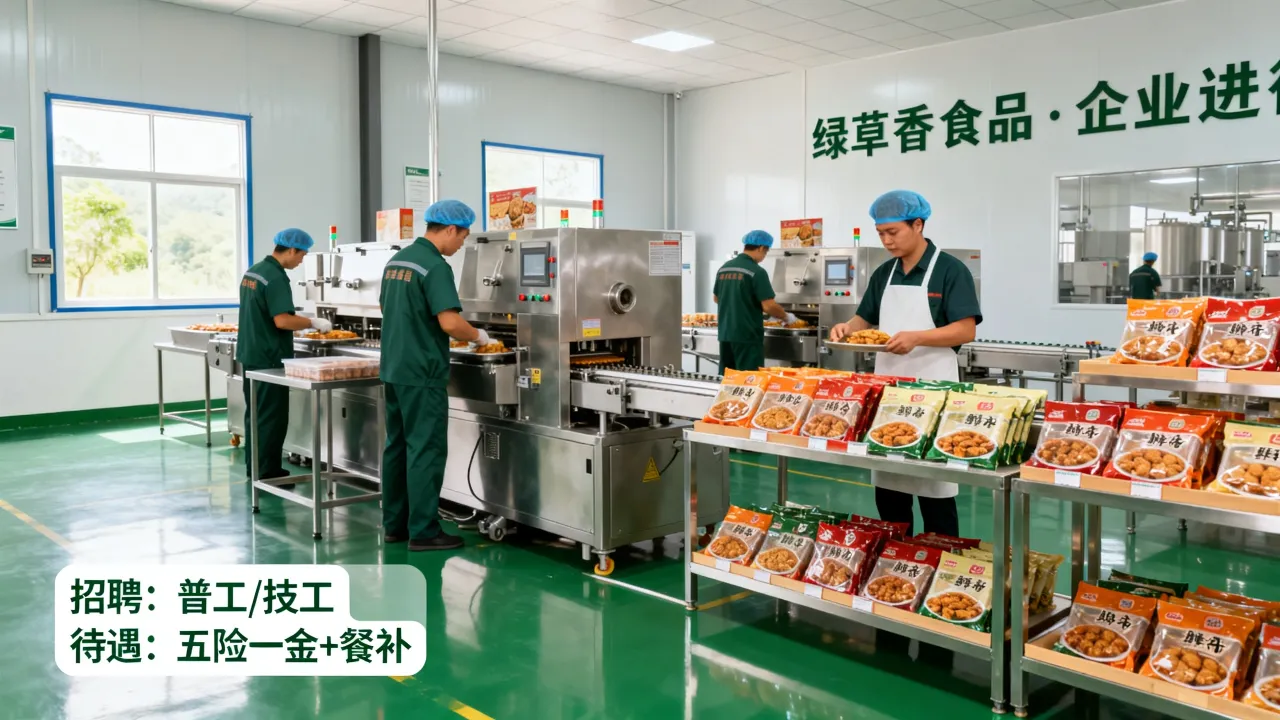绿草香食品招聘靠谱吗,在绿草香食品厂上班待遇怎么样-图3 绿草香食品招聘靠谱吗,在绿草香食品厂上班待遇怎么样-图3