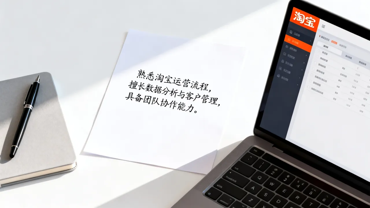 开淘宝简历怎么写？，如何写好淘宝简历自我评价